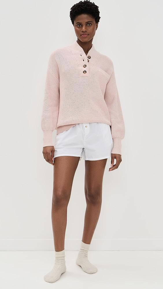 Lunya Cozy Cotton Silk Pocket Henley | Shopbop Product Image