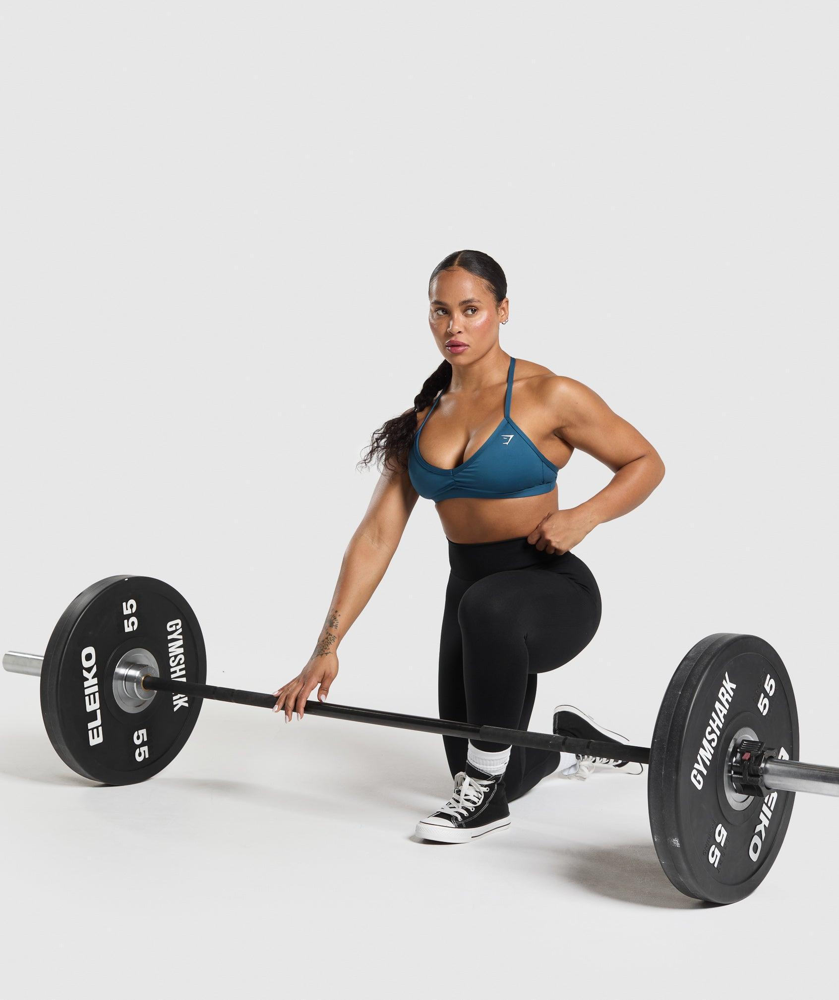 Gymshark Minimal Sports Bra - Success Blue Female Product Image