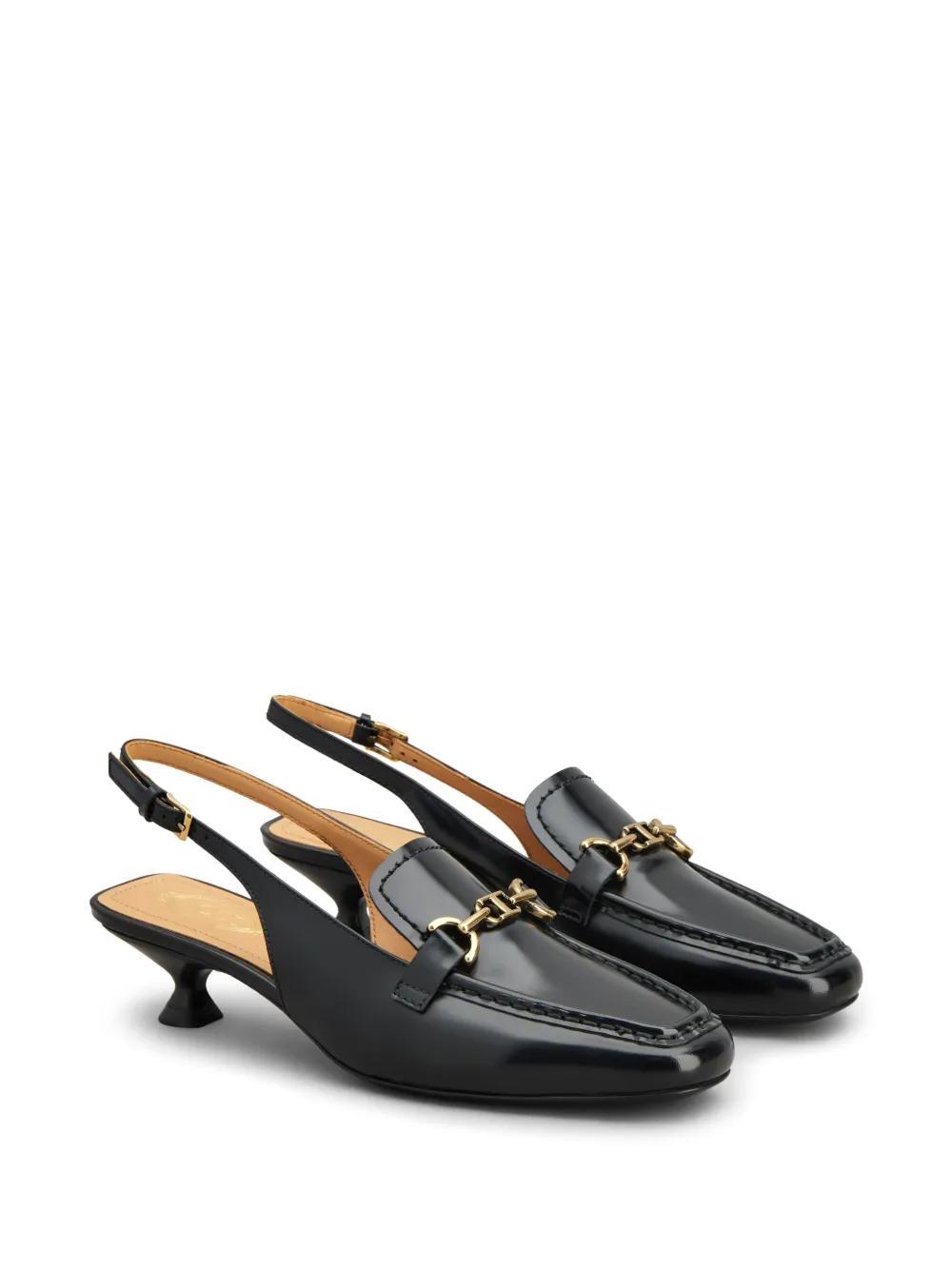 TOD'S T Chain-embellished Pumps In Black Product Image