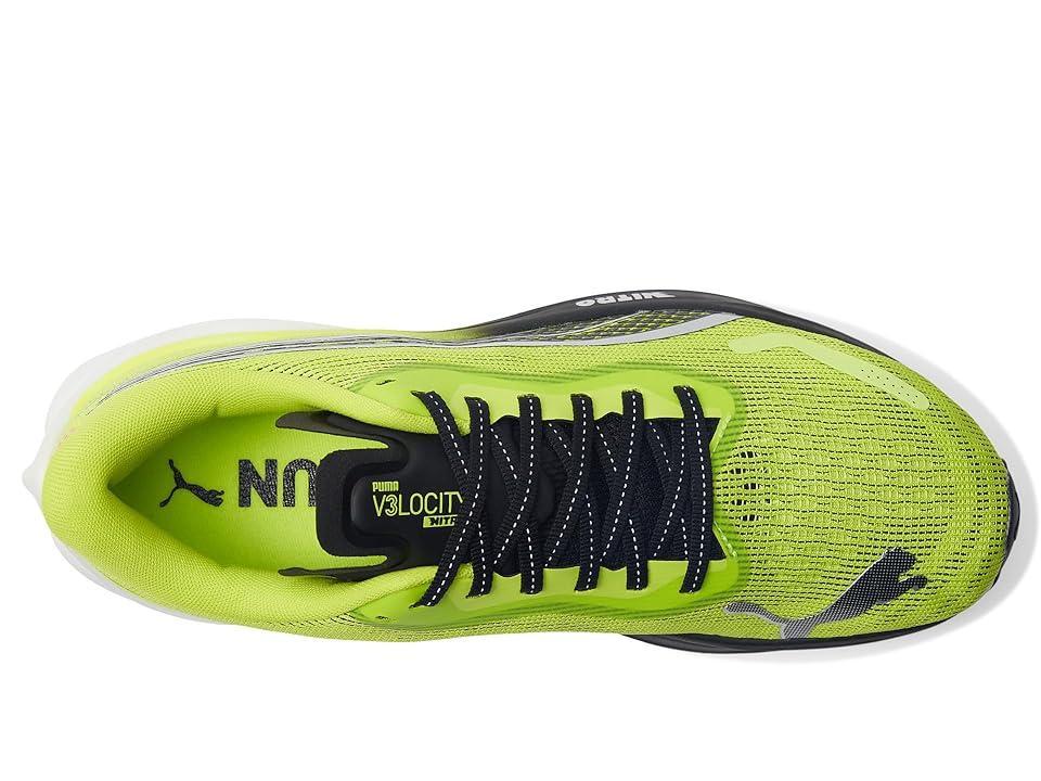 PUMA Mens Velocity Nitro 3 - Running Shoes Green/Black/Silver Product Image