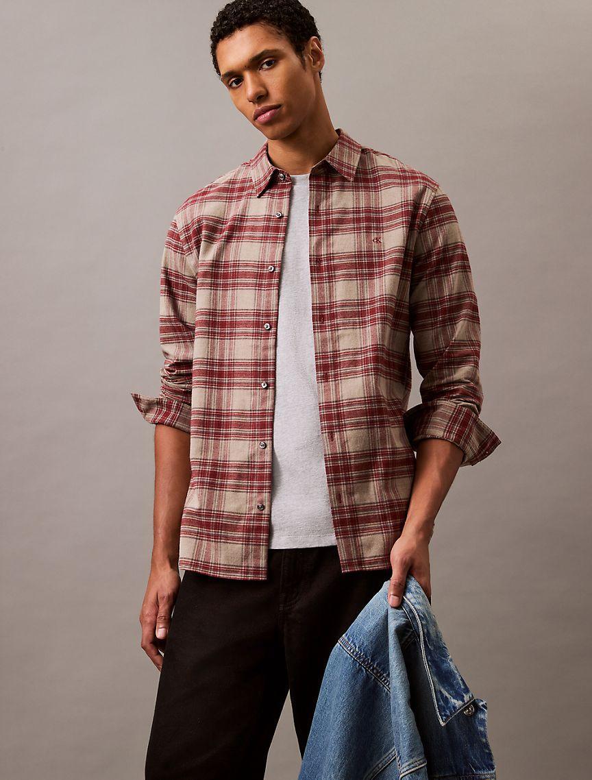 Plaid Flannel Classic Shirt Product Image