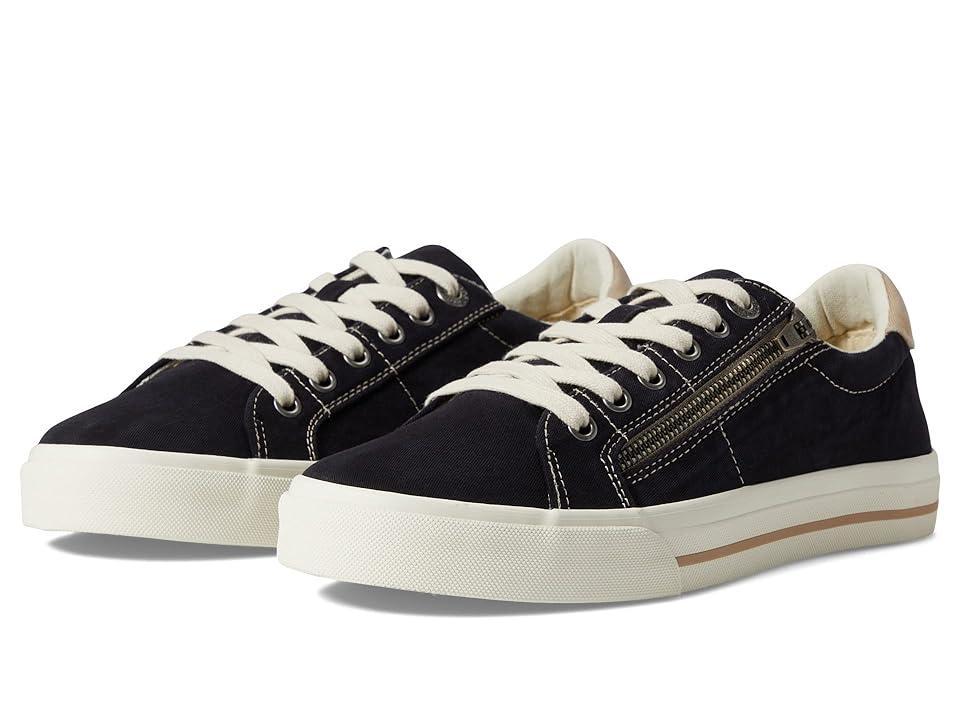 Taos Footwear Z-Soul Canvas Oxford Zip Detail Sneakers Product Image