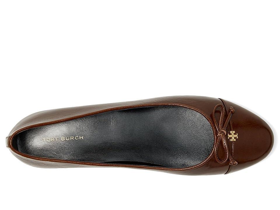 Tory Burch Cap-Toe Ballet (Dark Maple/Dark Maple) Women's Shoes Product Image