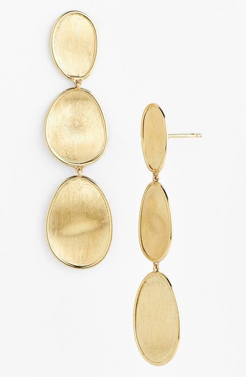 Lunaria 18K Yellow Gold Triple-Drop Earrings Product Image