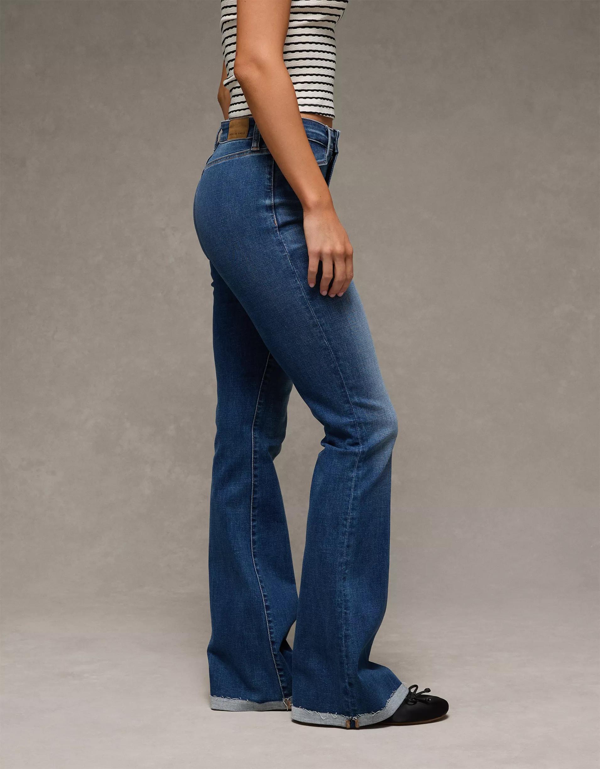 AE Next Level Super High-Waisted Flare Jean Product Image