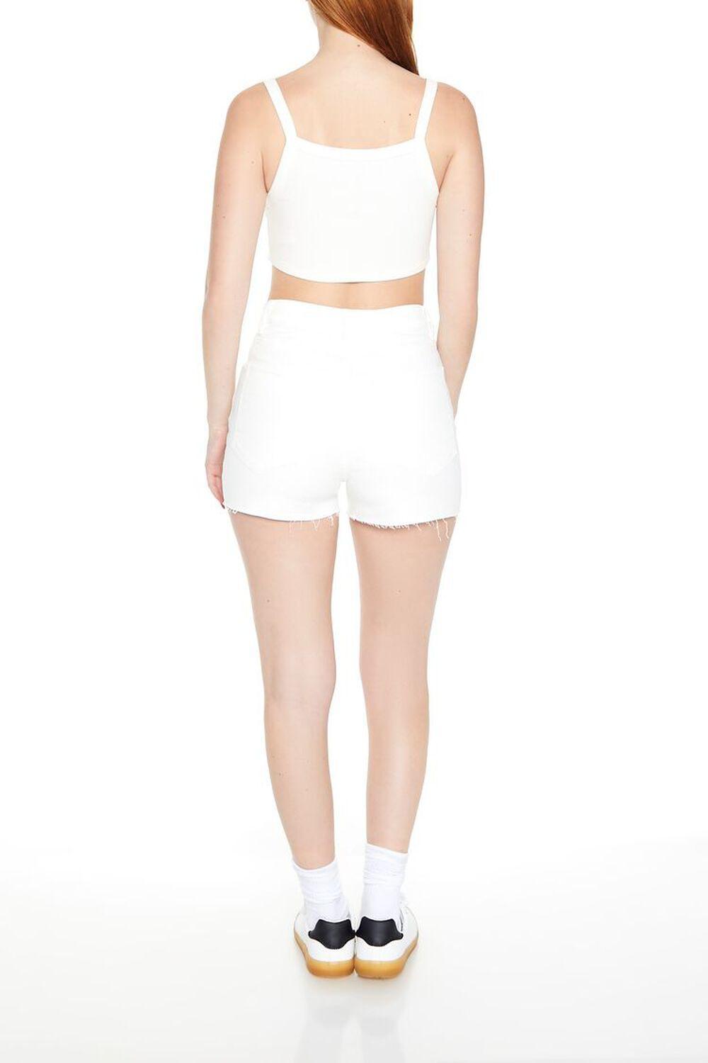 Raw-Cut Denim Shorts | Forever 21 Product Image