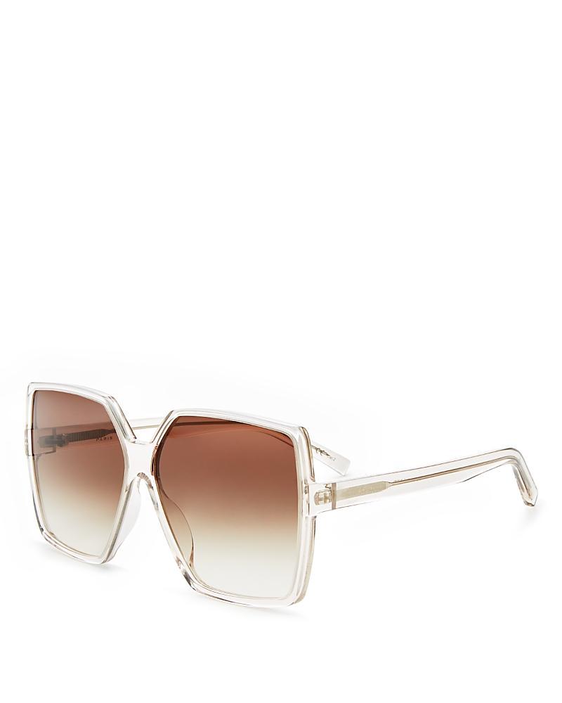 Womens New Wave Betty 63MM Oversized Square Sunglasses Product Image