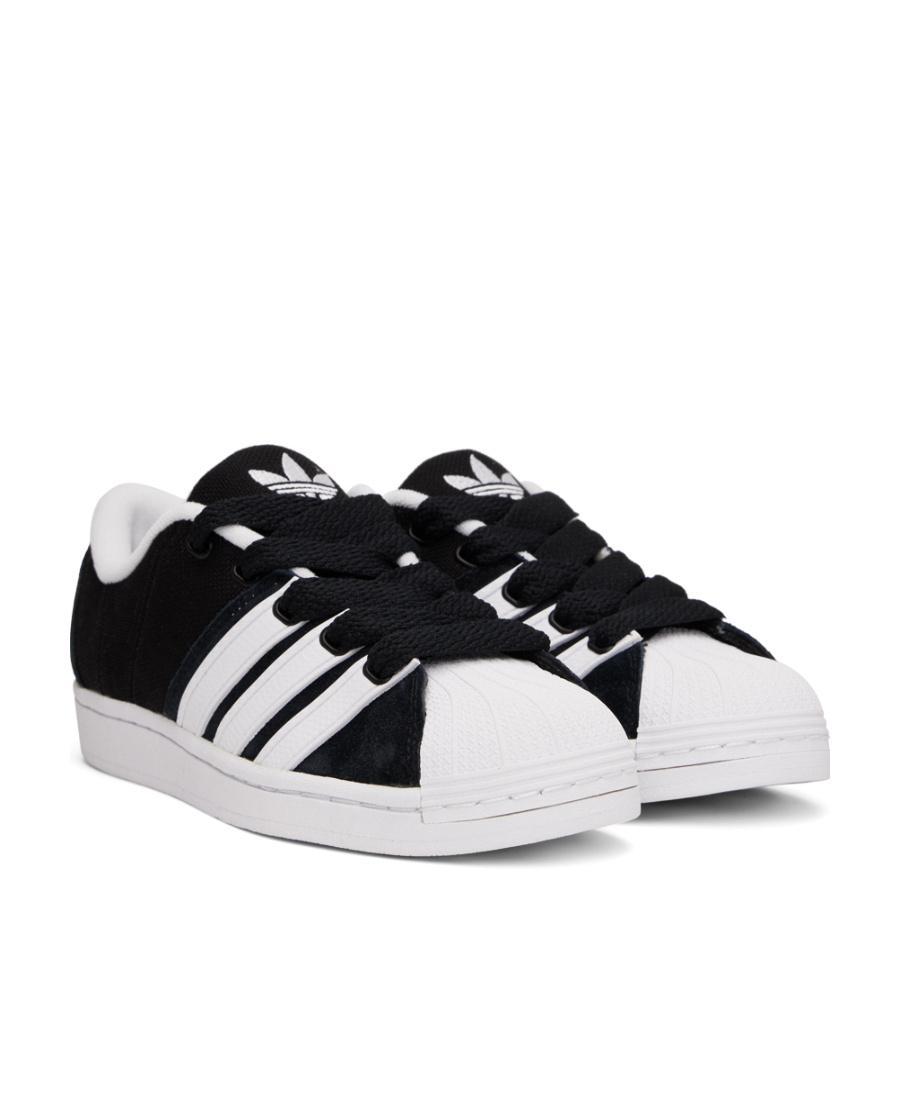 ADIDAS ORIGINALS Superstar Supermodified Lace-up Sneakers In Black Product Image