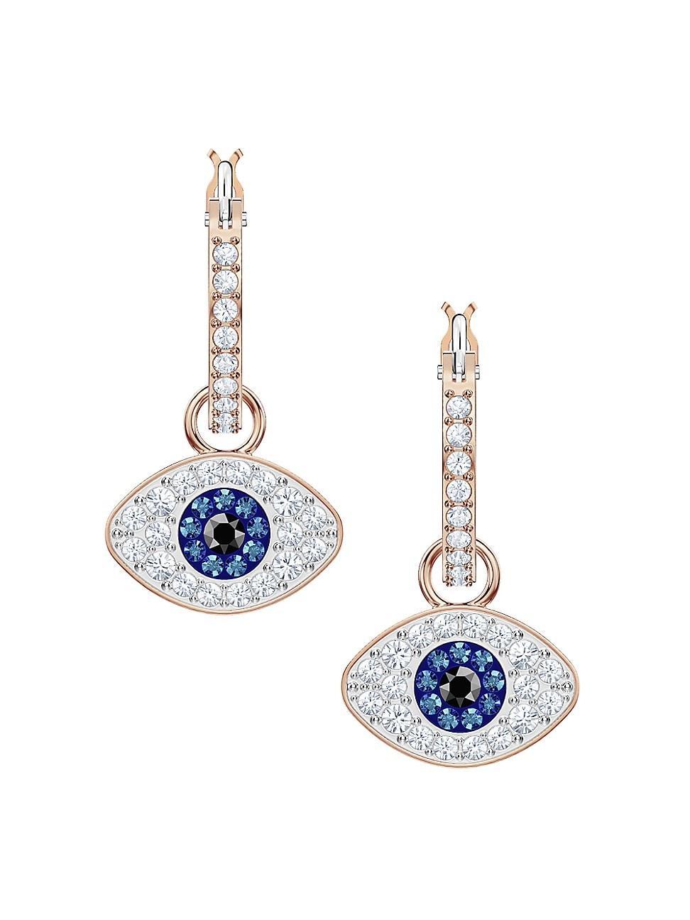 Swarovski Symbolic Evil Eye Hoop Earrings Product Image