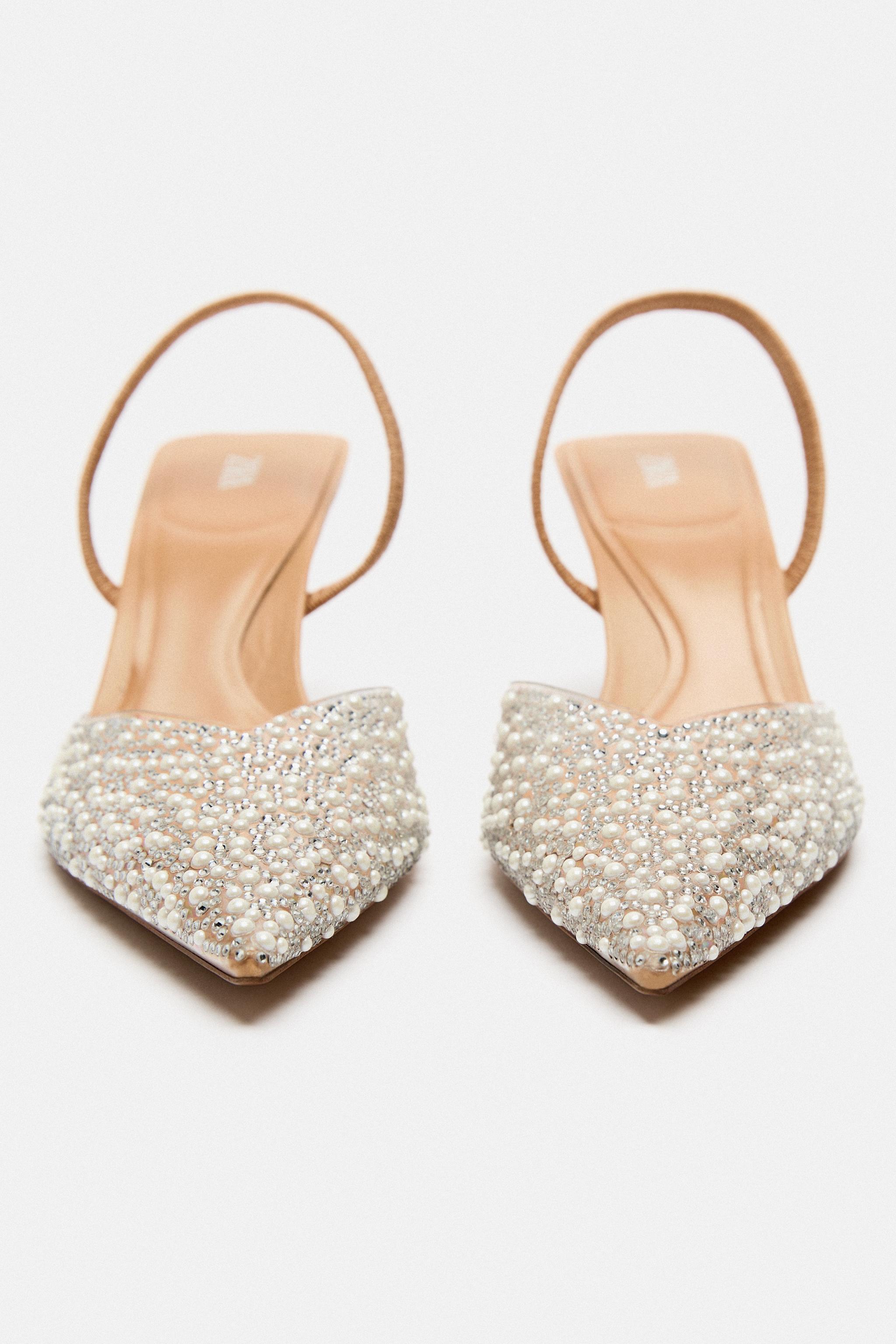 PEARL HEELED SLINGBACKS Product Image