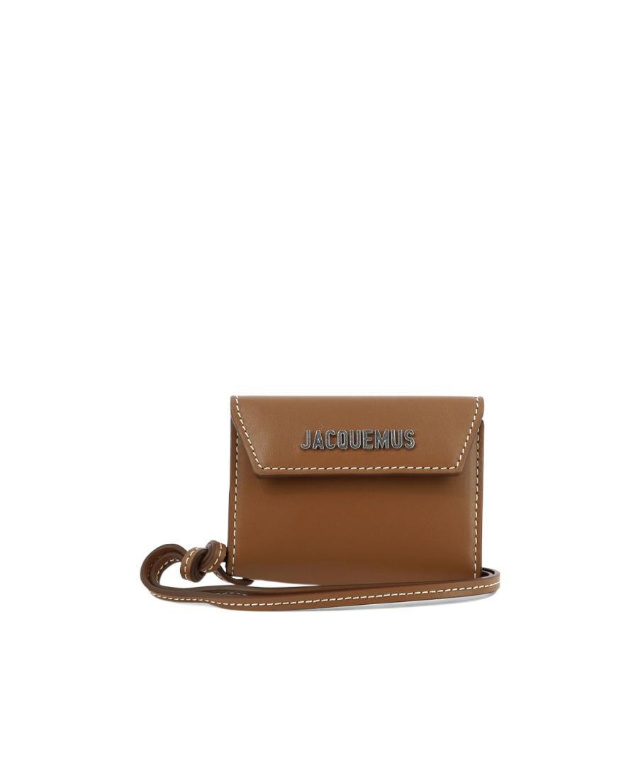 JACQUEMUS Le Porte  Leather Wallet In Brown Product Image