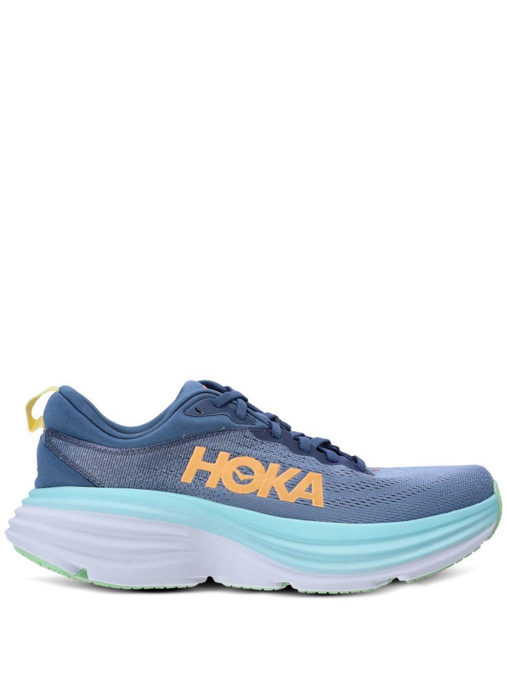 HOKA Bondi 8 Low-top Sneakers In Real Teal Shadow Product Image