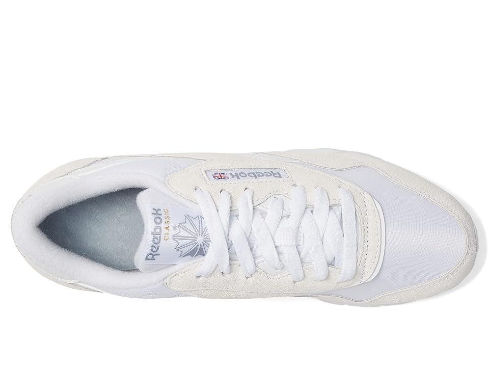 Womens Reebok Classic Nylon Athletic Shoe - Chalk / White Product Image