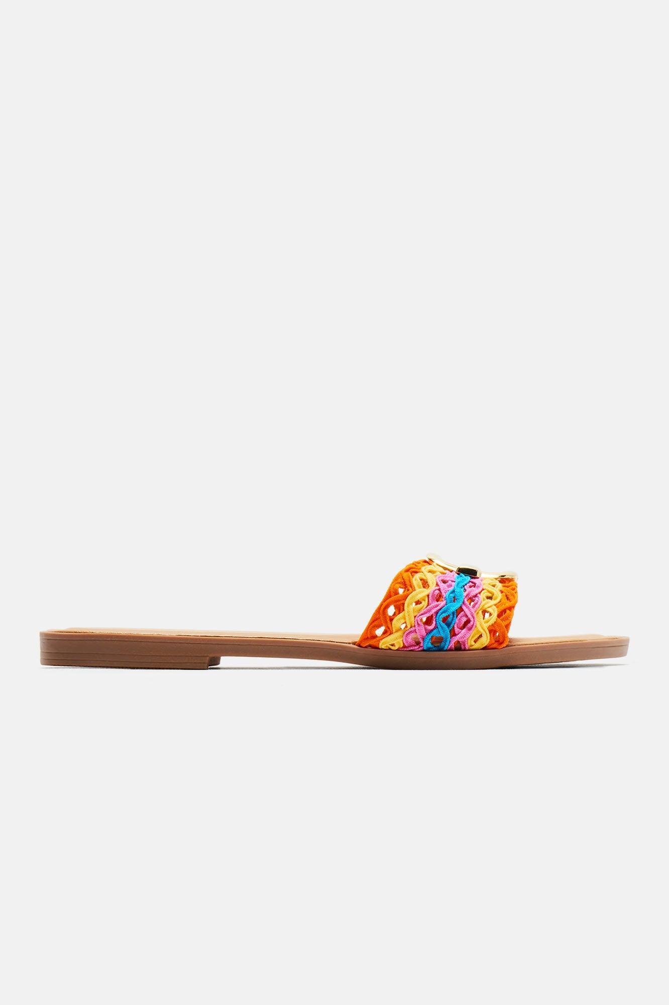 Shiloh Flat Sandals - Multi Color Product Image