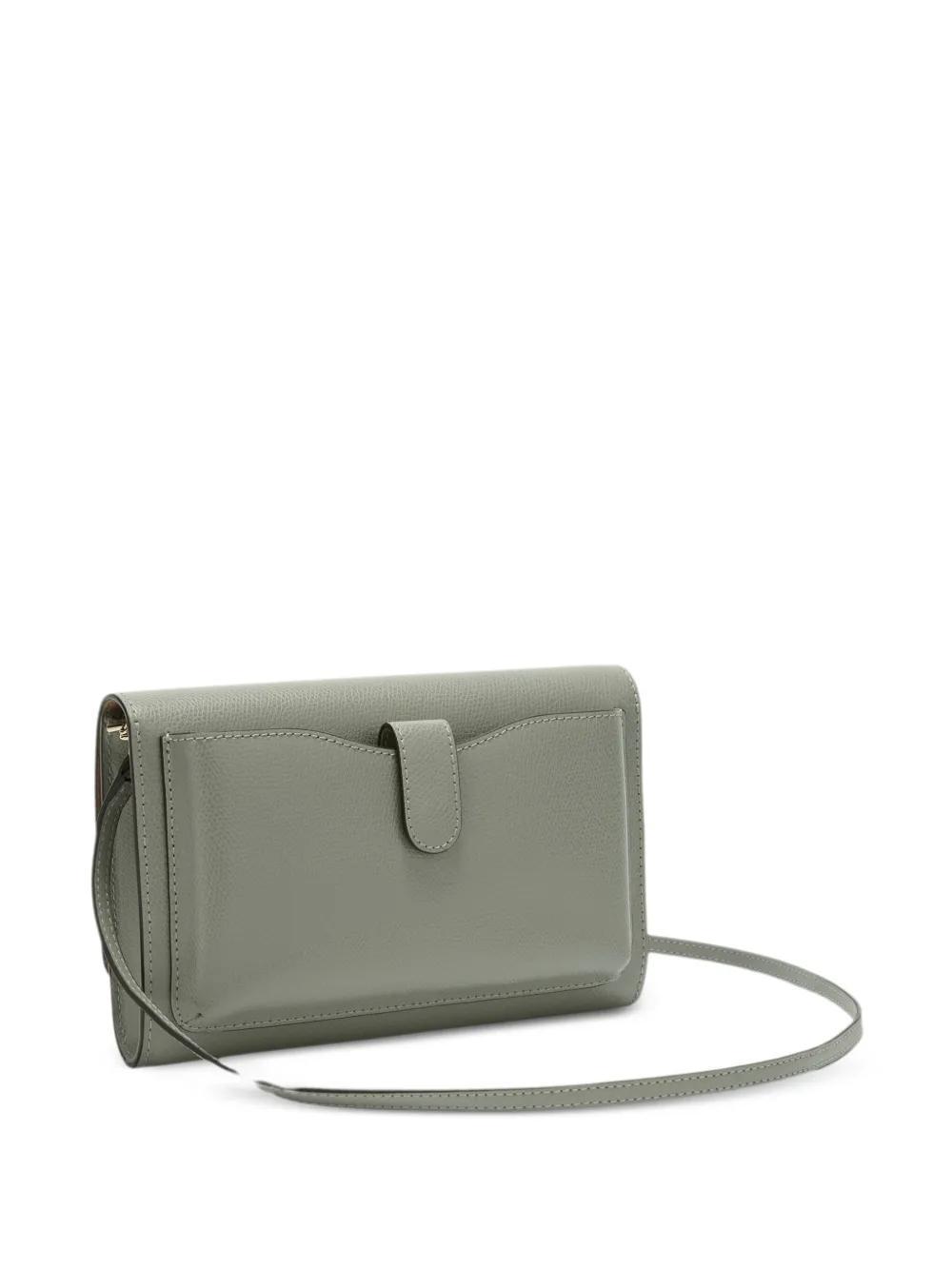 FURLA Leather Flap Wallet In Green Product Image