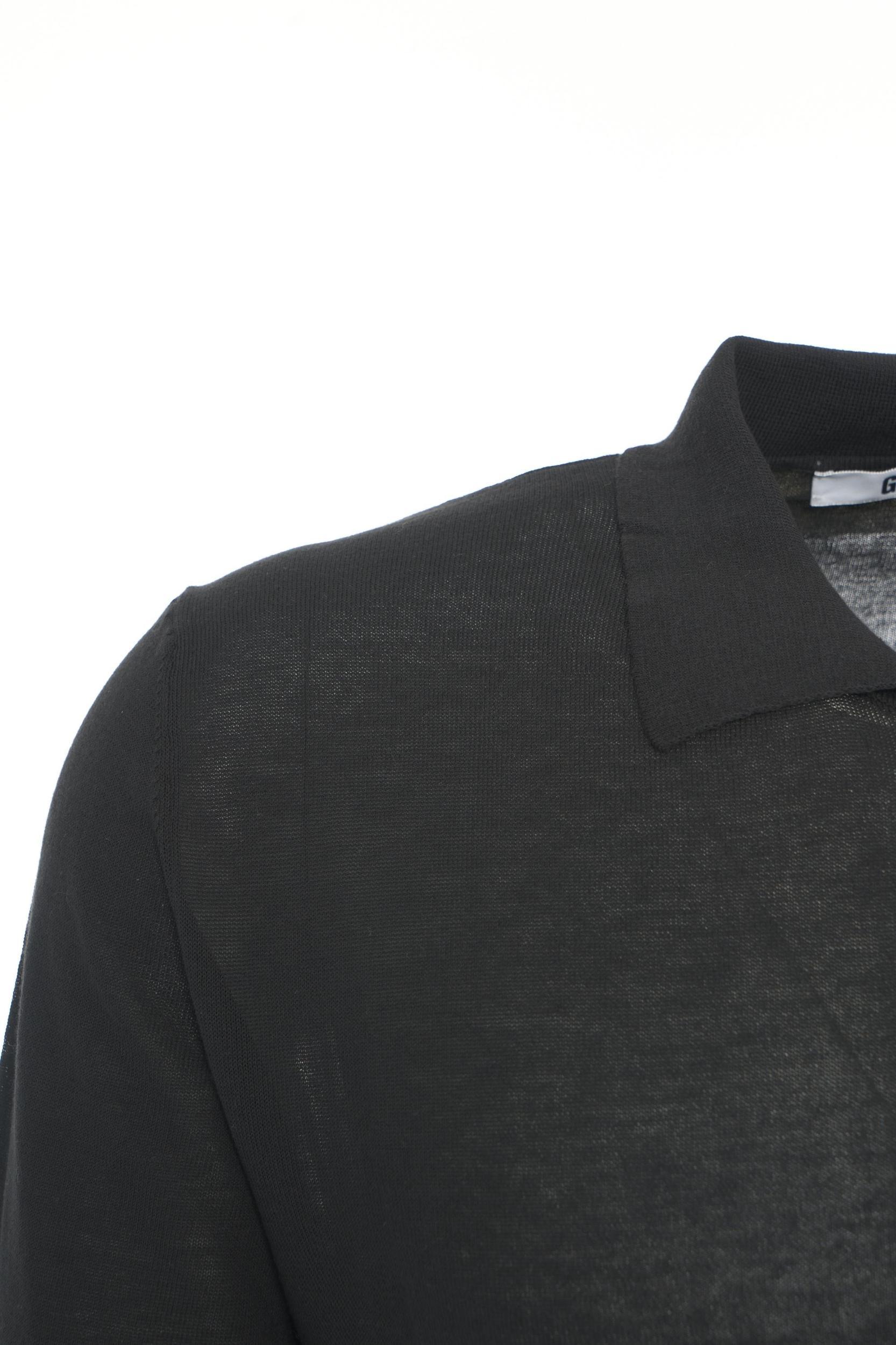 Knit polo shirt Product Image