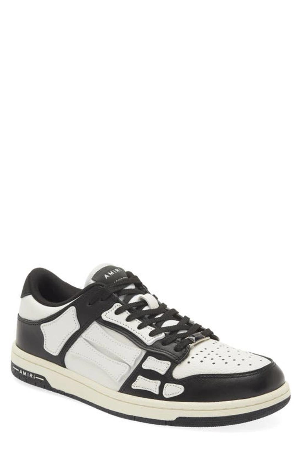 AMIRI Skel Top Low-top Sneakers In Black White Product Image