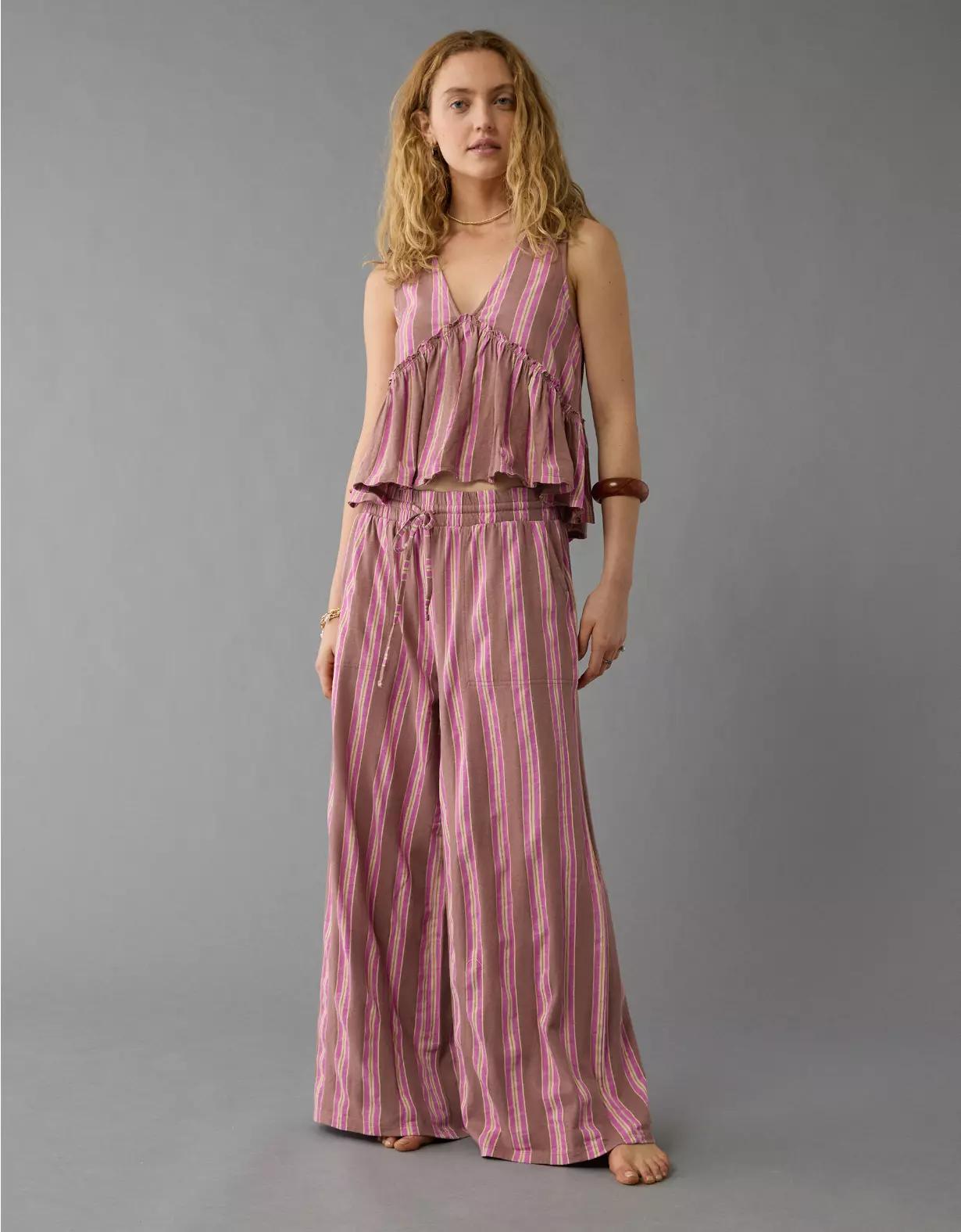 AE Sunchaser Knit High-Waisted Pant Product Image