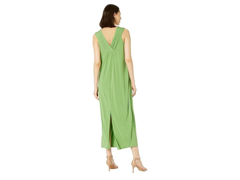 Maggy London Maxi Dress with Tucking Detail (Fluorite ) Women's Dress Product Image