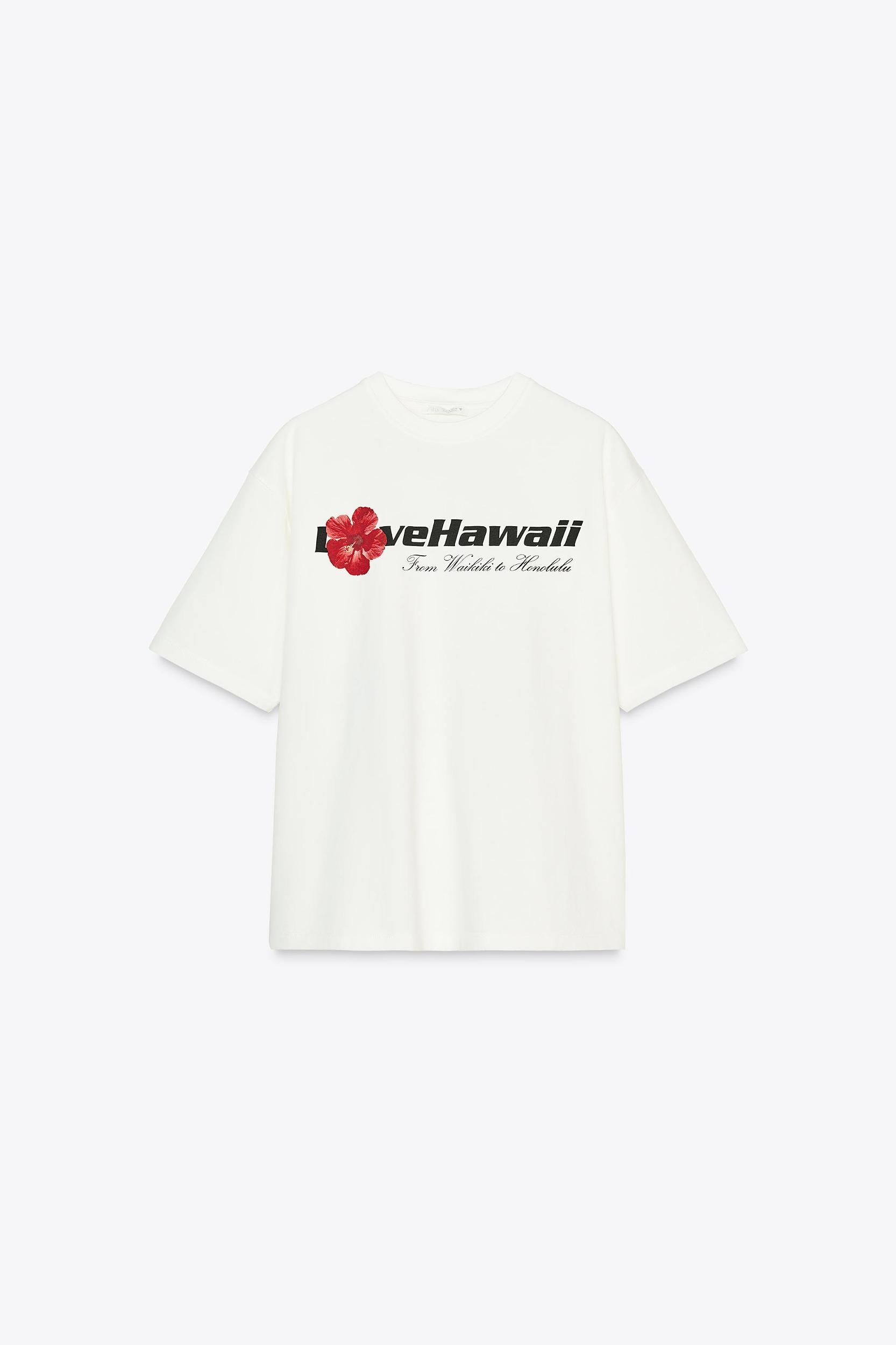 TEXT PRINT T-SHIRT Product Image