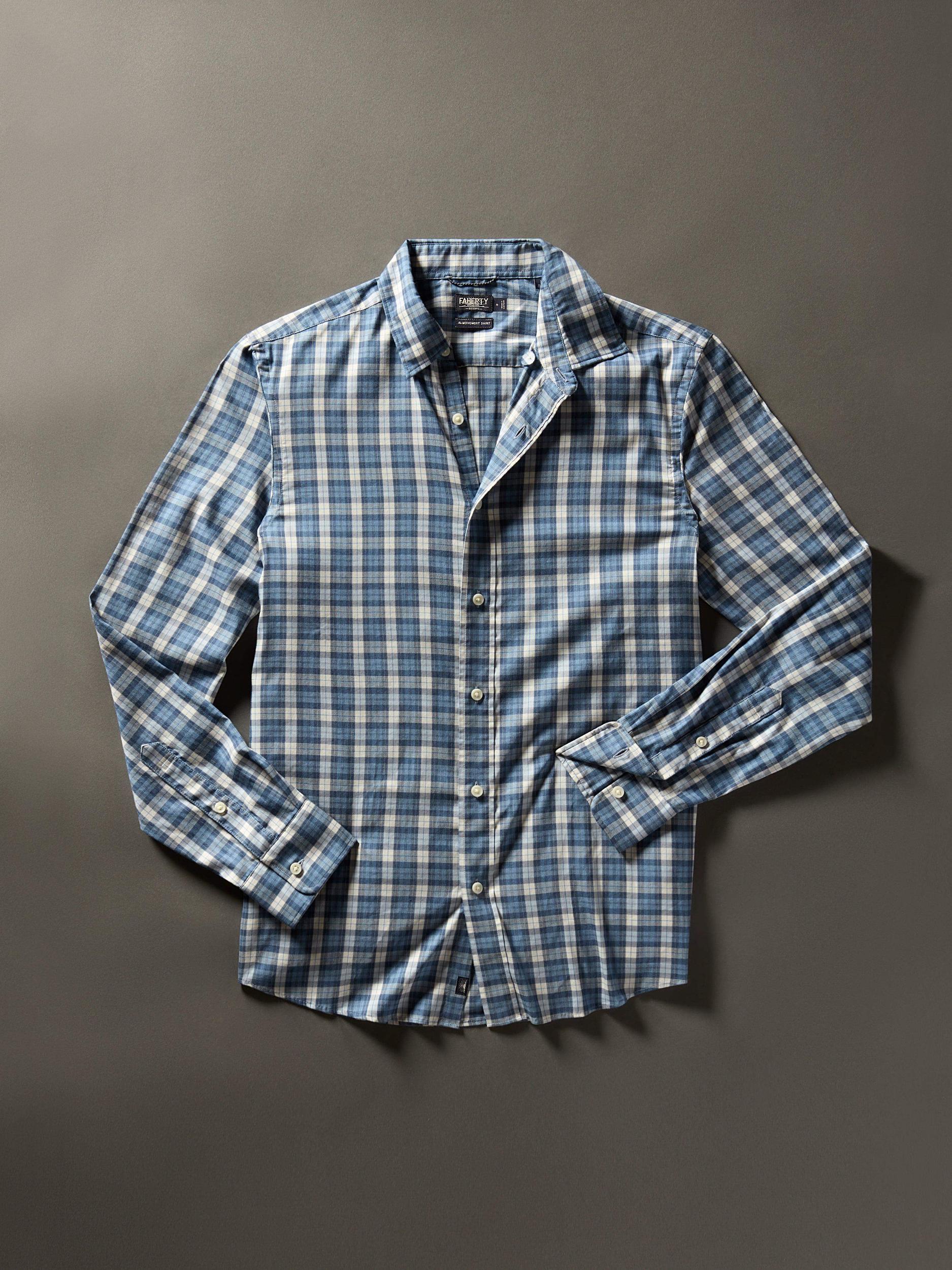 Movement™ Shirt - Seaside Blue Plaid Male Product Image