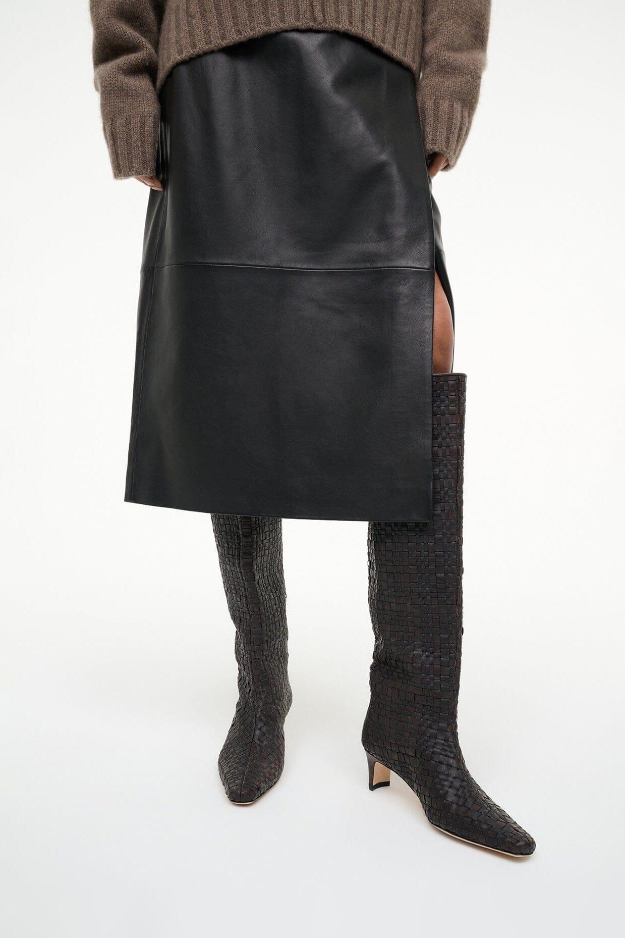 WALLY BOOT | ESPRESSO WOVEN LEATHER Product Image