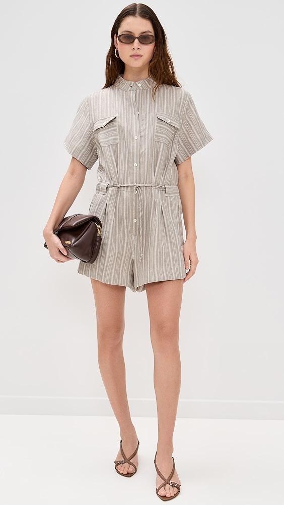 HEVRON Taryn Romper | Shopbop Product Image