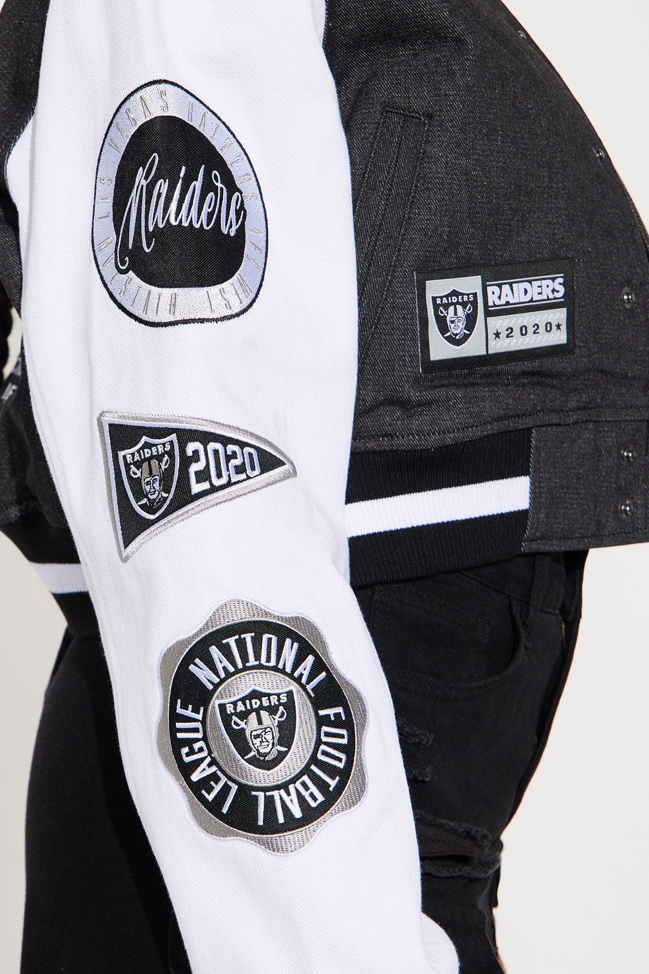 Raiders Home Game Jacket - Black Wash Product Image