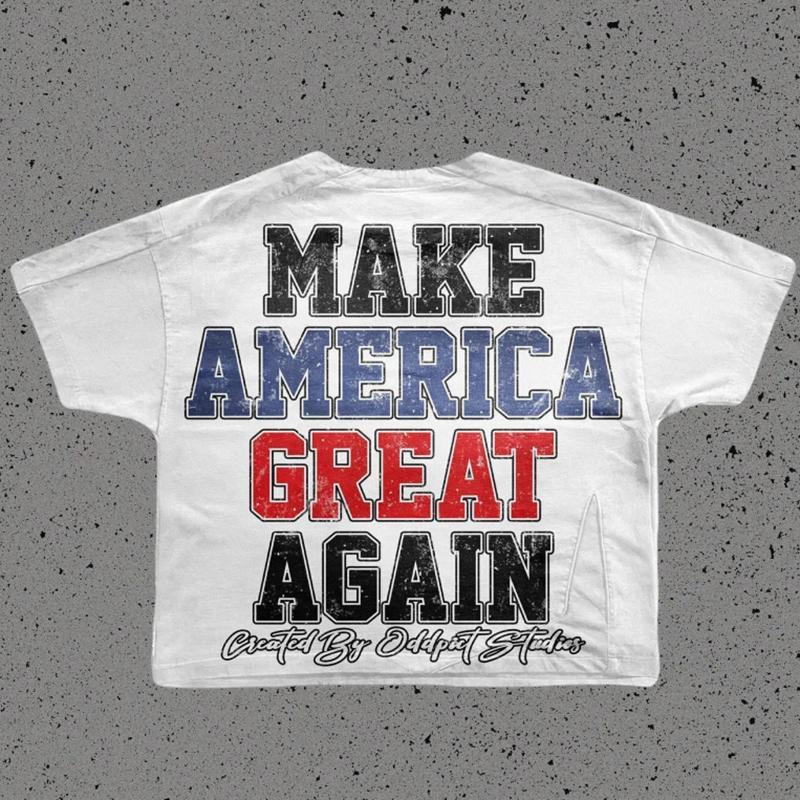 Sopula Men's Glory Trump Make America Great Again Graphic Cotton T-Shirt Product Image