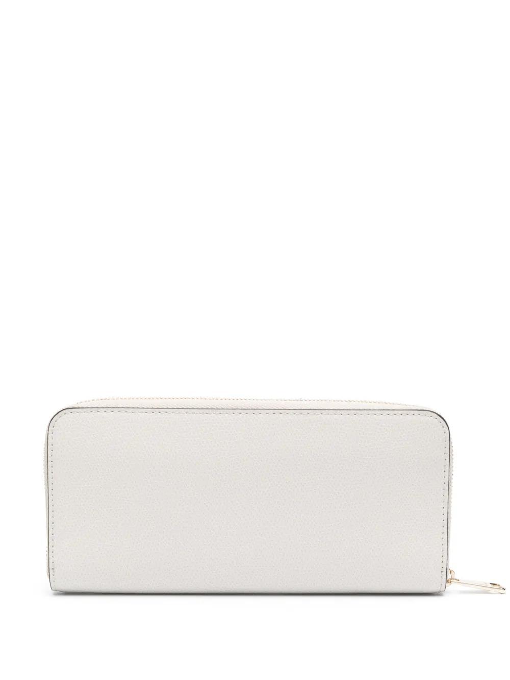 FURLA Camelia Logo-lettering Leather Wallet In White Product Image