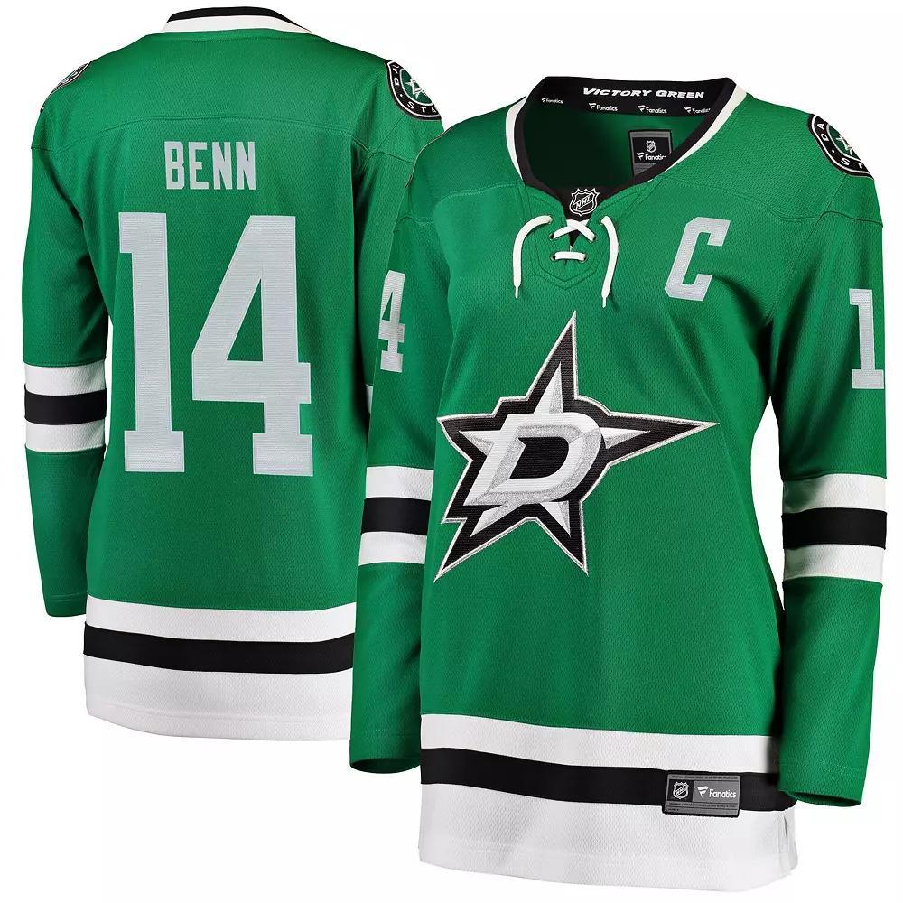 Women's Fanatics Branded Jamie Benn Green Home Breakaway Player Jersey,  Product Image