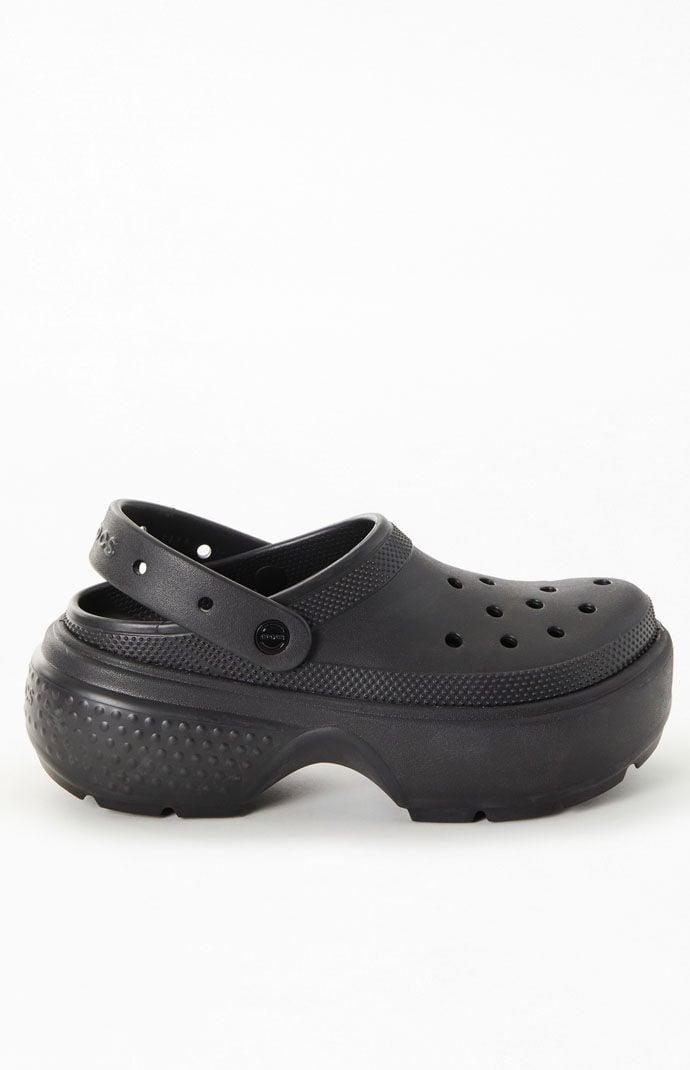 Crocs Womens Crocs Stomp Clogs - Womens Shoes Black Product Image