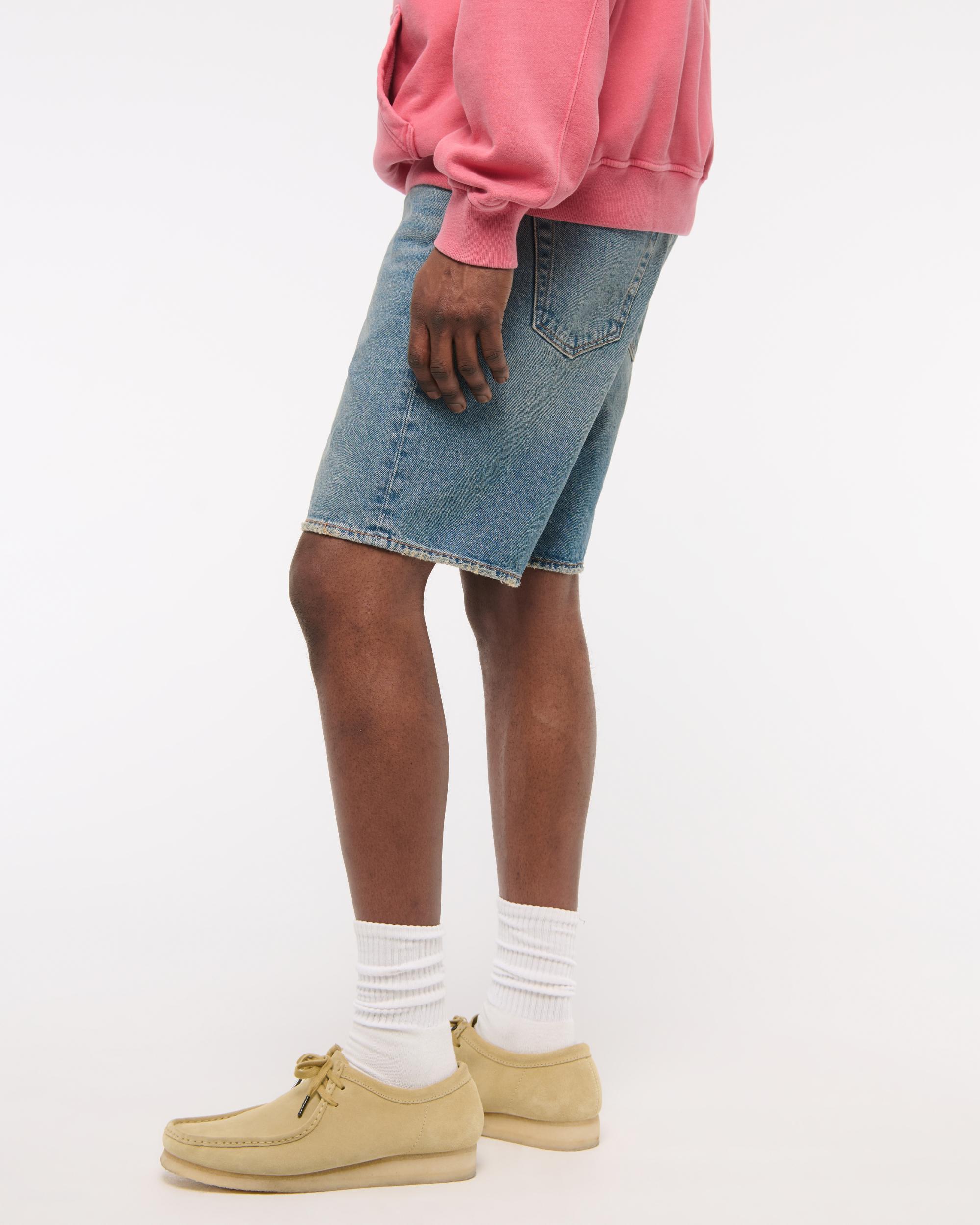 Loose Denim Short Product Image