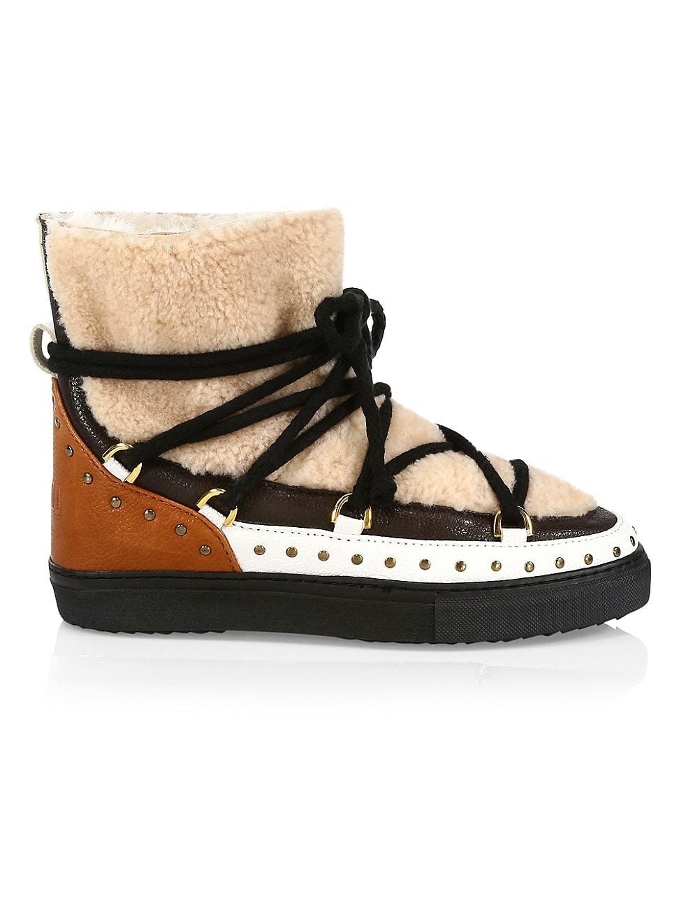 Womens Curly Rock Shearling Sneaker Boots Product Image