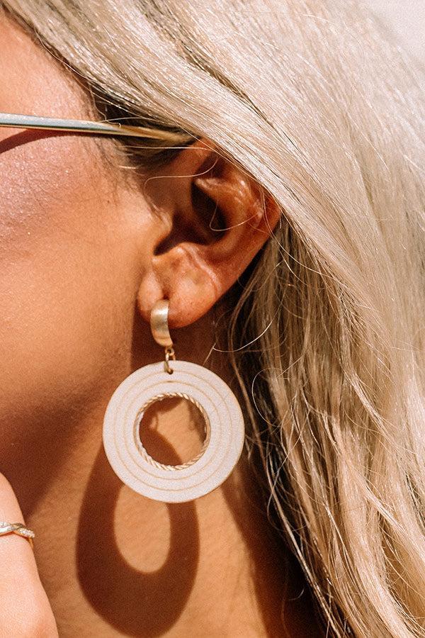 Made For Vacay Earrings In Ivory Product Image