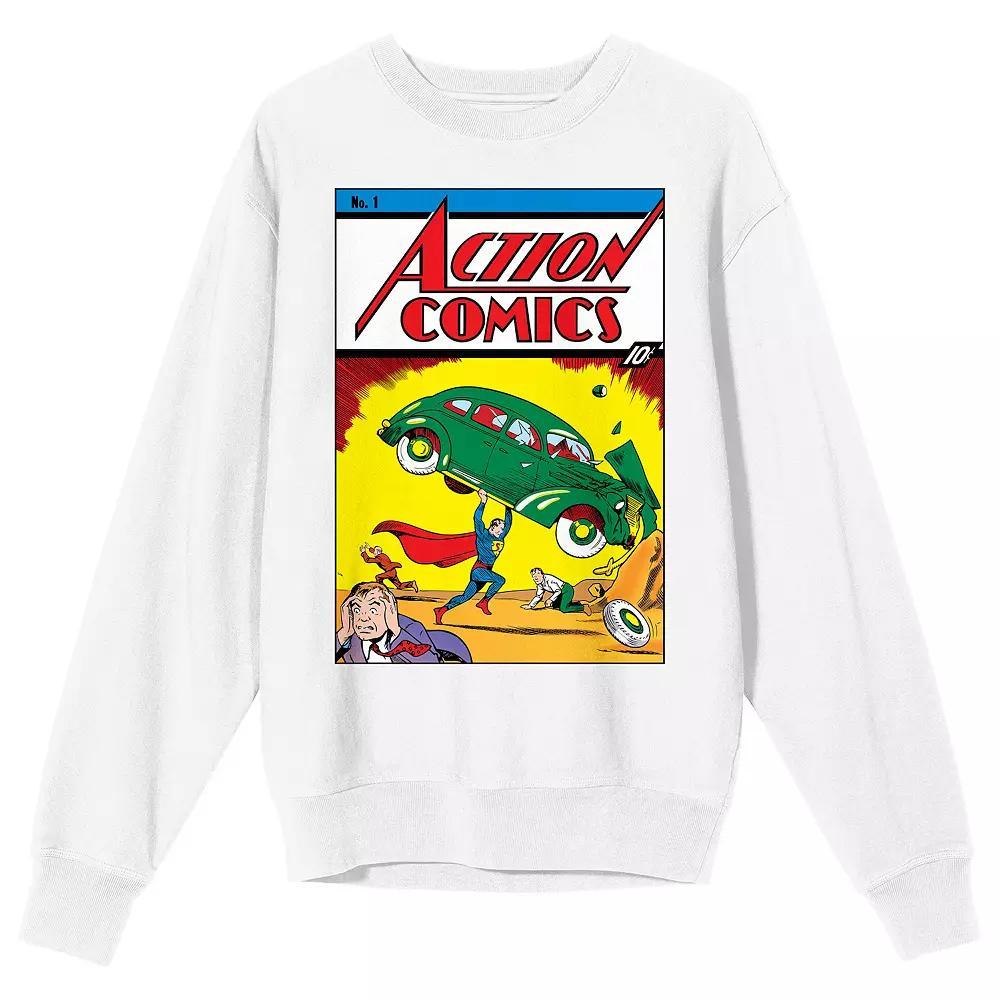 Men's Superman Action Comic Issue Sweatshirt,  Product Image