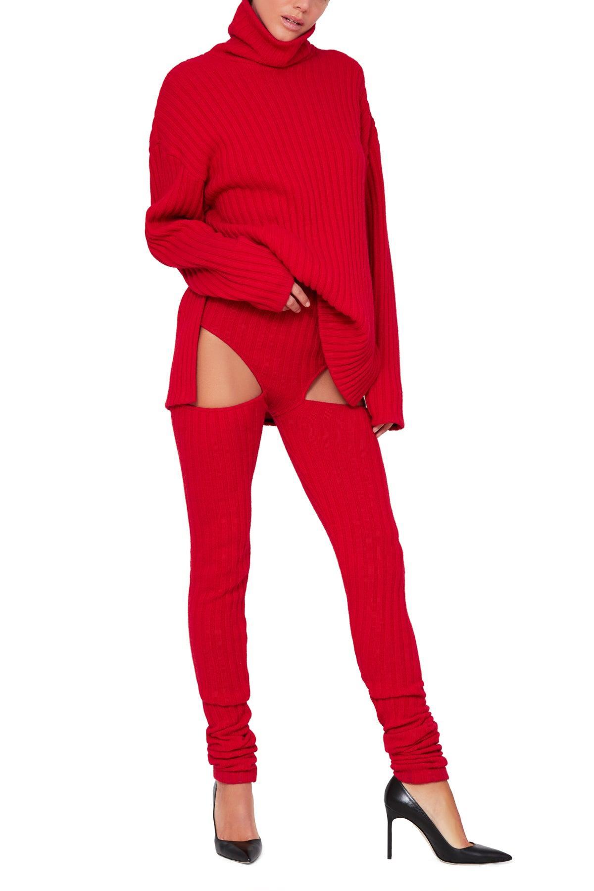 Ribbed Knit Oversized Sweater Product Image