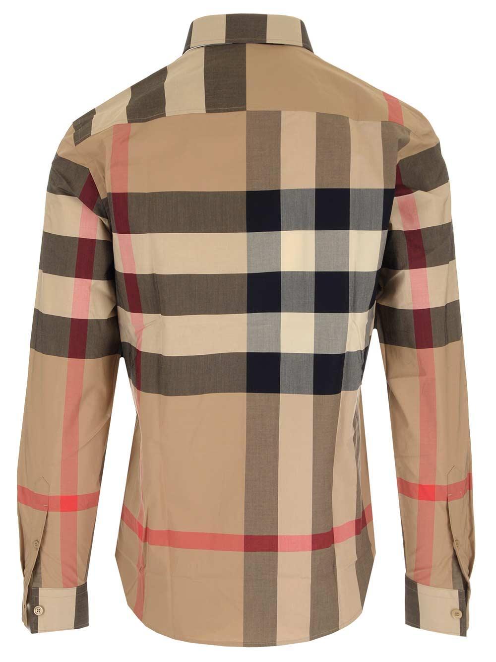 checkered cotton shirt Product Image