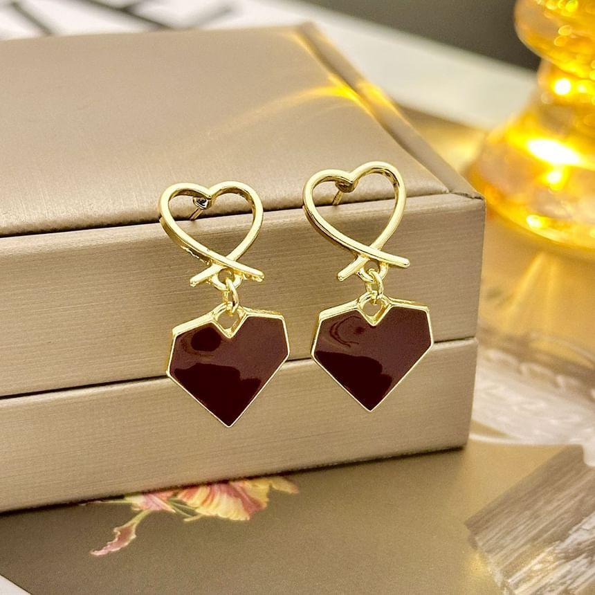 Heart Drop Earring Product Image