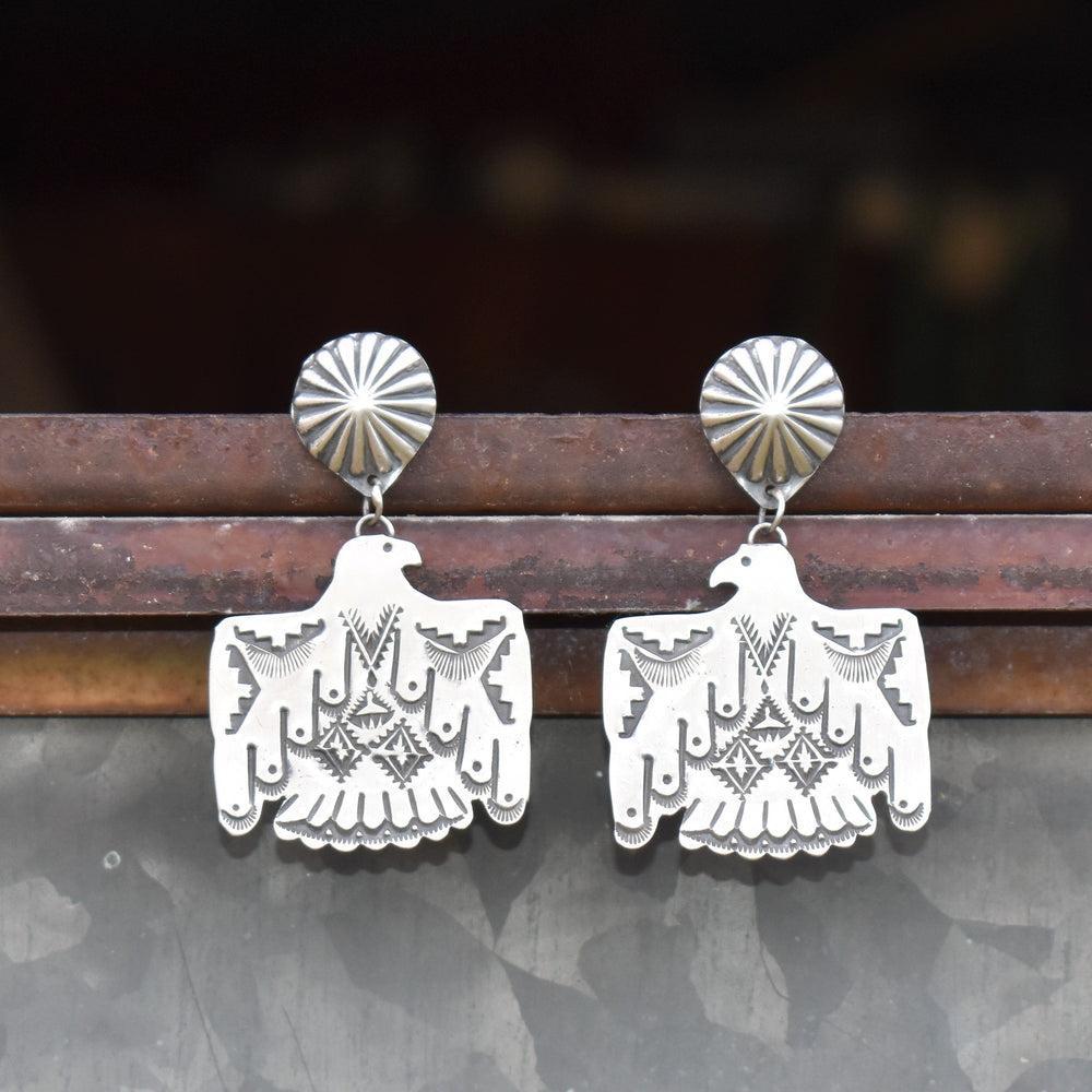 T-Bird Navajo Handcrafted Sterling Earring Product Image