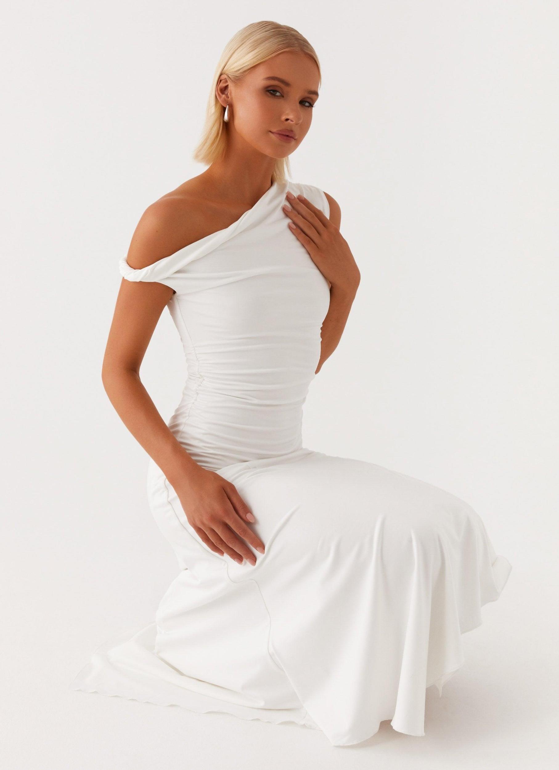 Byron Midi Dress - White Product Image