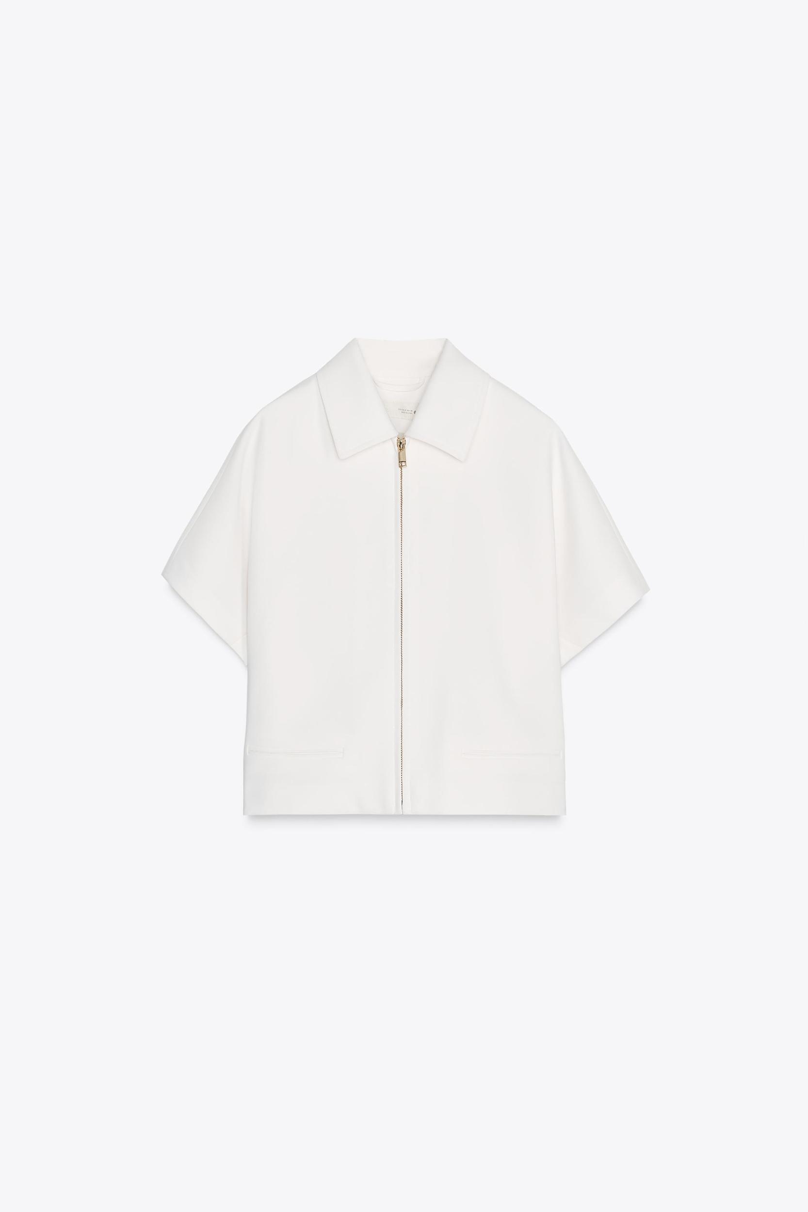 ZW COLLECTION CROPPED JACKET Product Image