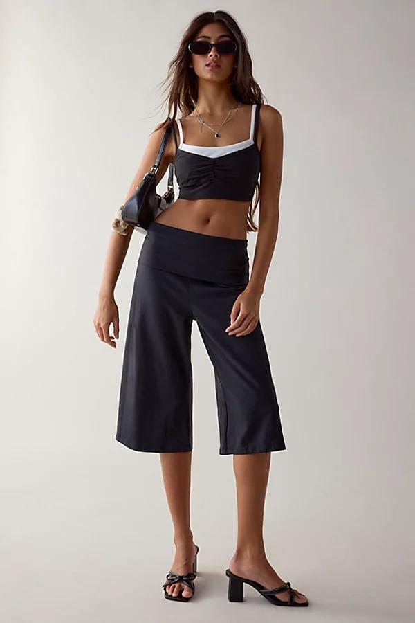Out From Under Bec Wide Leg Yoga Short Womens at Urban Outfitters Product Image
