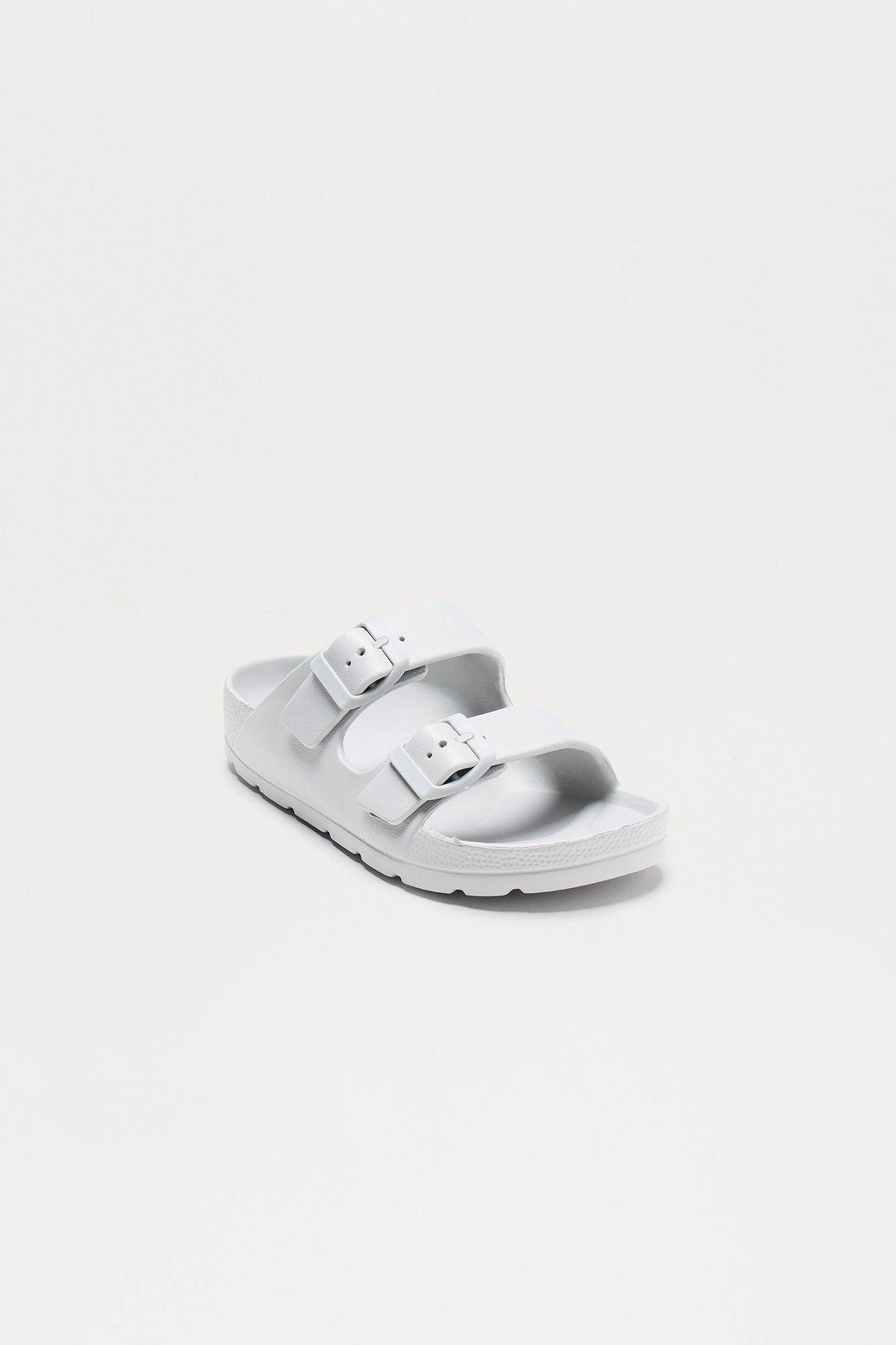Scooby Buckle Slides - Grey Product Image