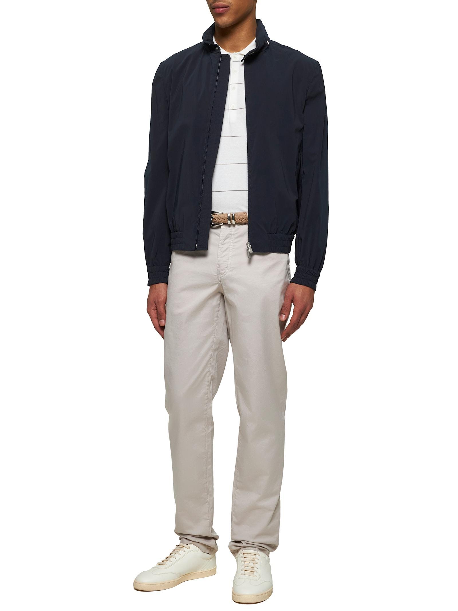 BRUNELLO CUCINELLI Jacket In Navy/argilla Product Image