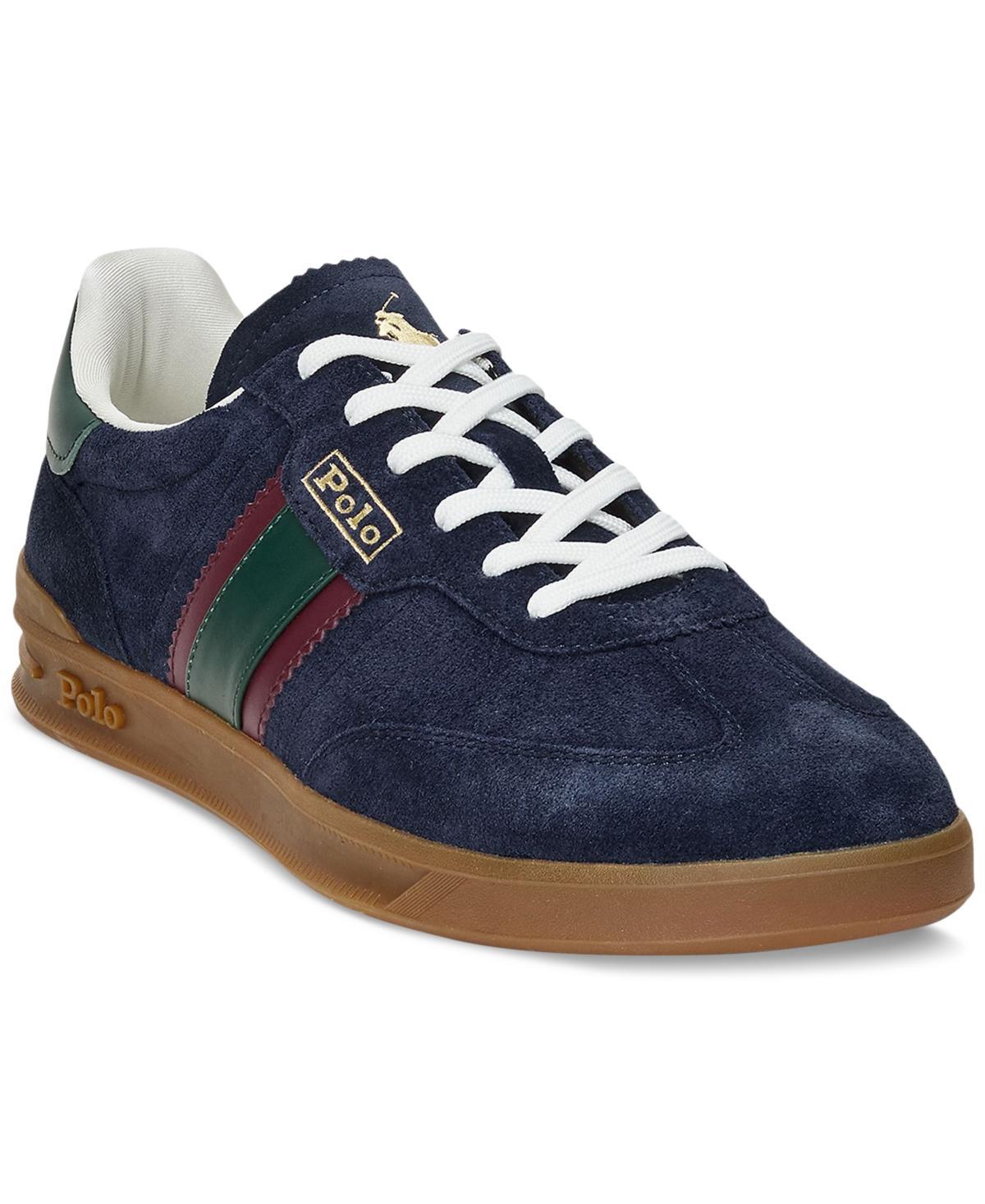 POLO RALPH LAUREN Men's Heritage Aera Lace Up Sneakers In Navy,wine,forest Product Image