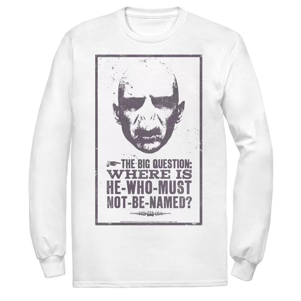 Men's Harry Potter Voldemort Where Is He-Who-Must-Not-Be-Named Tee,  Product Image