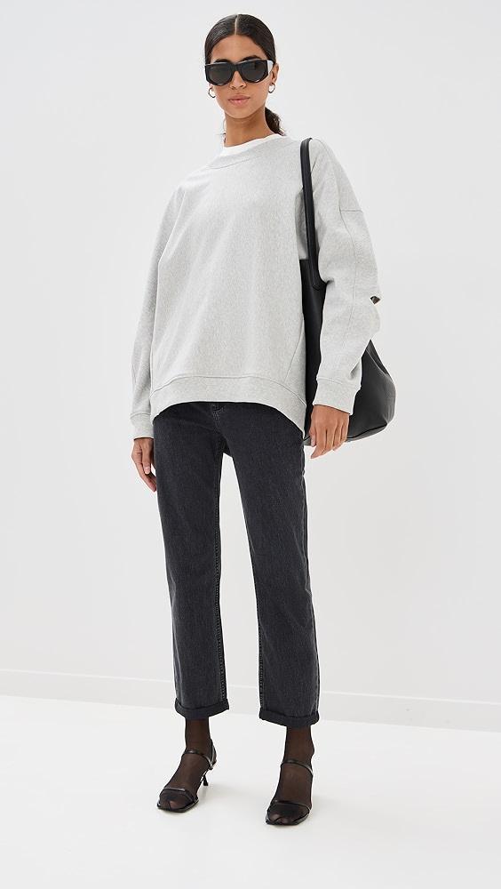 Tibi Cocoon Crewneck Sweatshirt | Shopbop Product Image