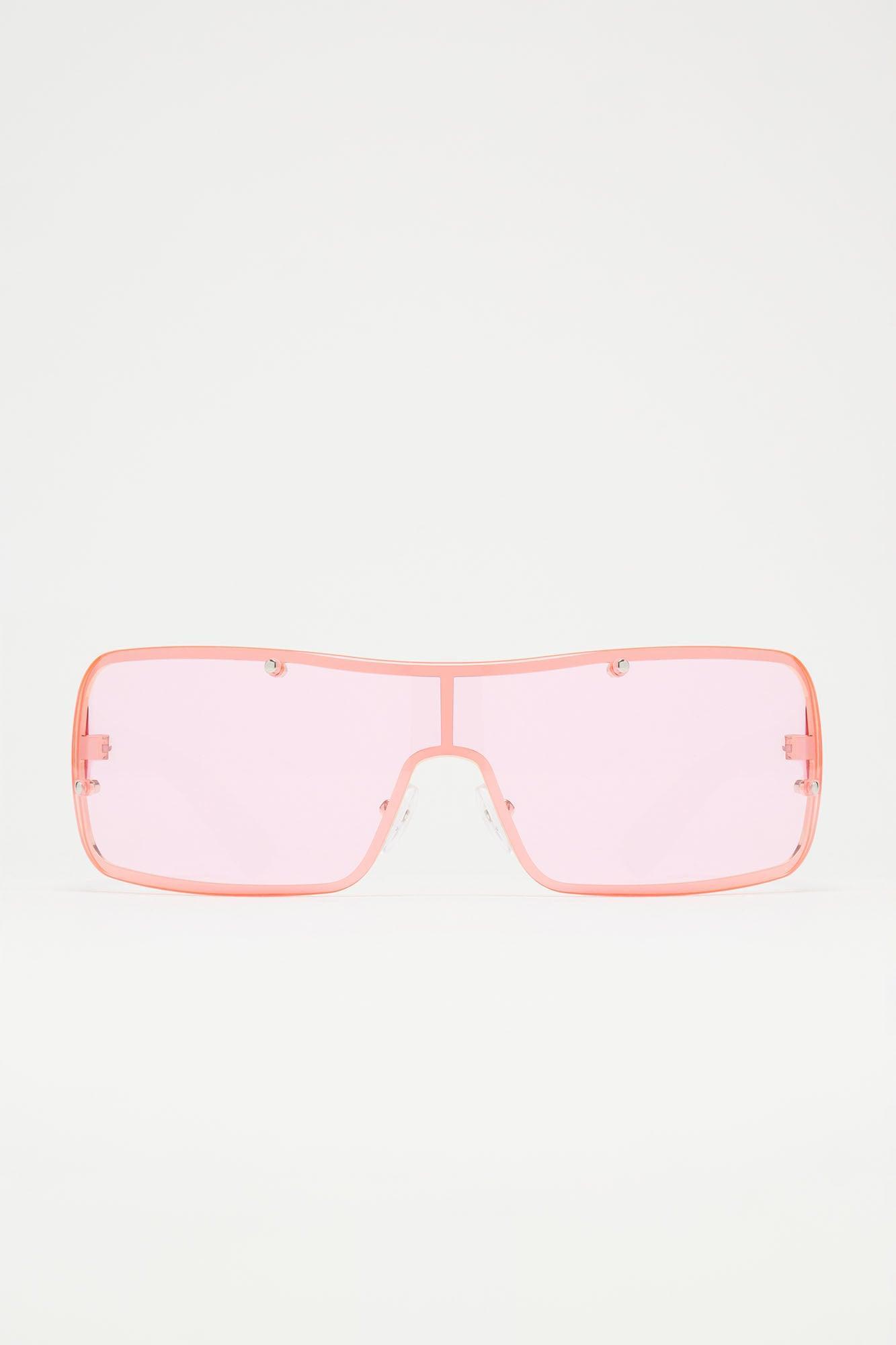 Miss Hilton Sunglasses - Pink Product Image