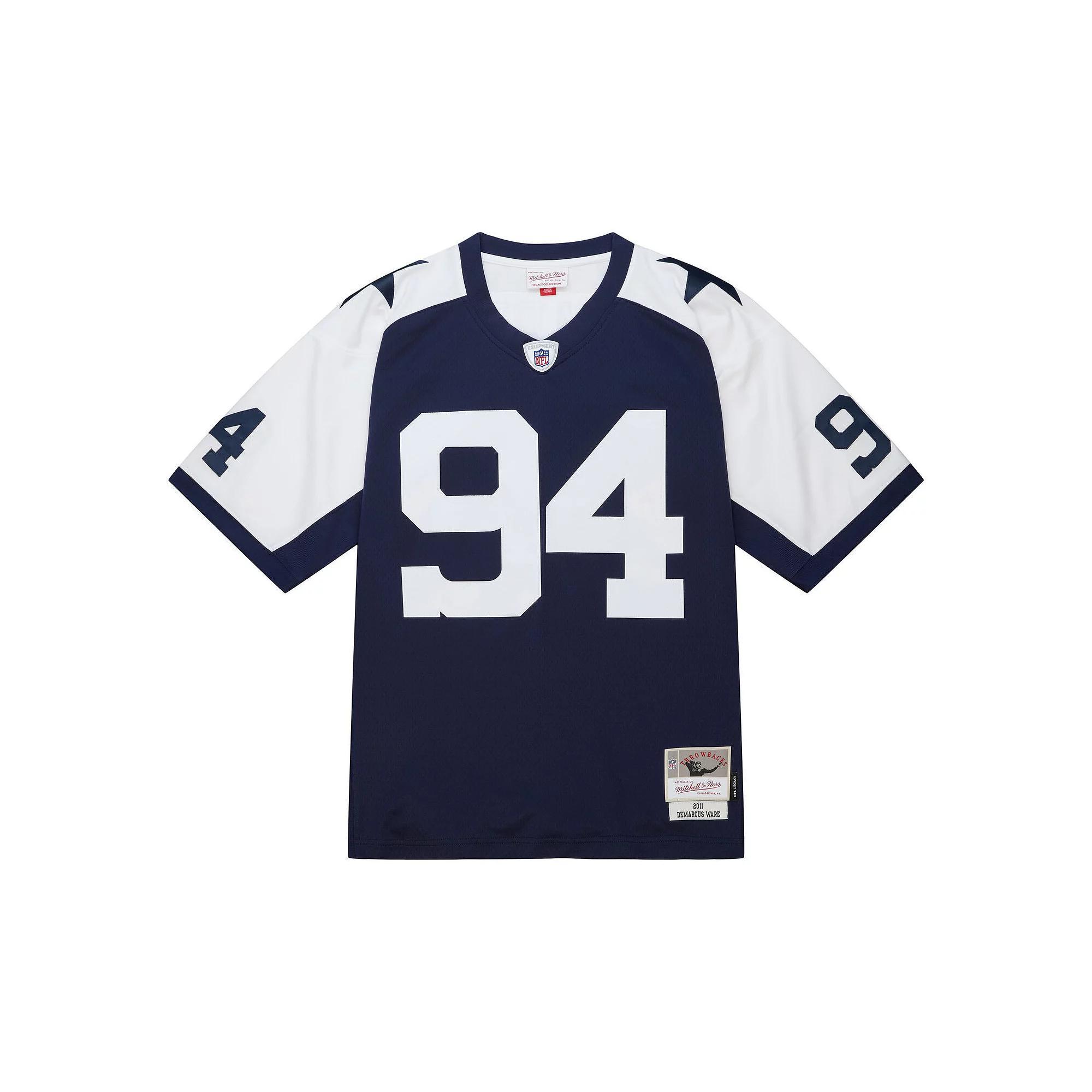 Men's Mitchell & Ness DeMarcus Ware Navy Dallas Cowboys 2011 Alternate Legacy Replica Jersey, Size: Large, Blue Product Image